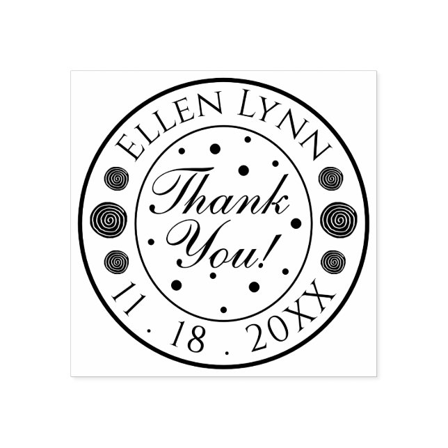 Bat Bar Mitzvah Logo Confetti Inking Rubber Stamp (Imprint)