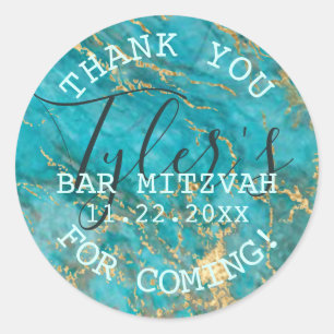 Bat Bar Mitzvah Out of this World Classic Round Sticker