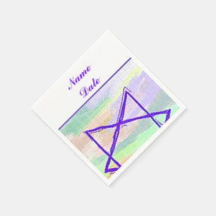 Bat Bar Mitzvah Paper Napkins