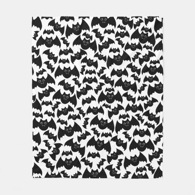 Bat, Bat Fleece Blanket (Front)