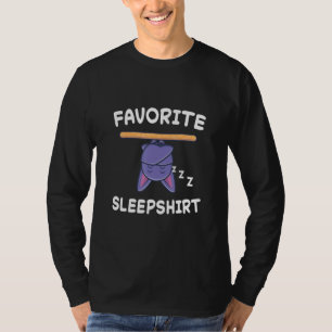 Bat Bats Nap Sleeping Sleep Pajama Nightgown  T-Shirt