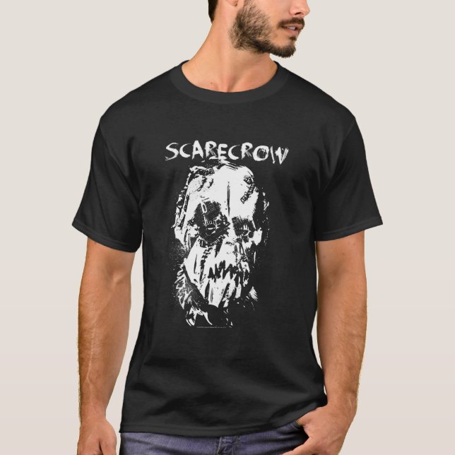 Bat Begins Scarecrow Face T-Shirt (Front)