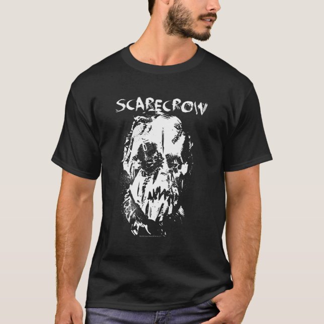 Bat Begins Scarecrow Face T-Shirt (Front)