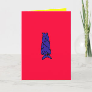 Bat birthday card