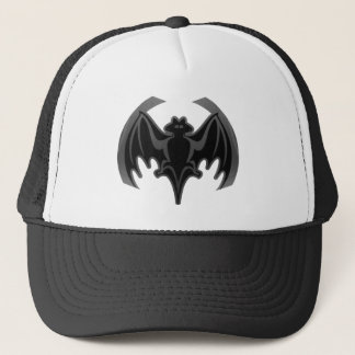 Bat Black Inv The MUSEUM Zazzle Gifts Trucker Hat