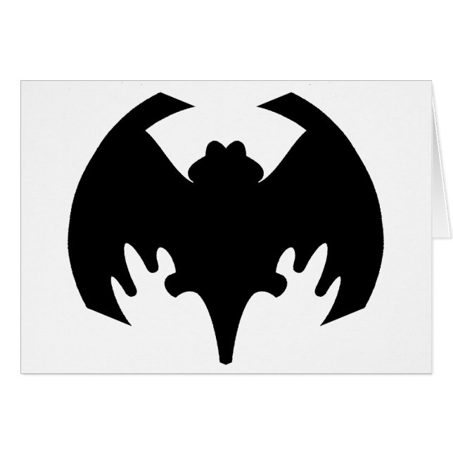 Bat Black The MUSEUM Zazzle Gifts (Front Horizontal)