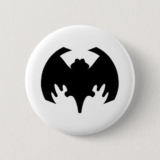 Bat Black The MUSEUM Zazzle Gifts 6 Cm Round Badge