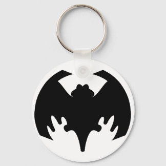 Bat Black The MUSEUM Zazzle Gifts Key Ring