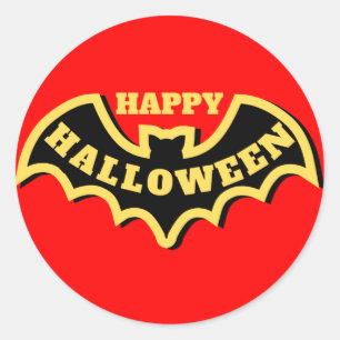- "Bat Blaze" Classic Round Sticker