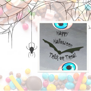 Bat Blood Shot Eyeballs Smokey Road Napkin