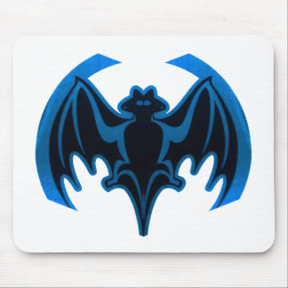 Bat Blue The MUSEUM Zazzle Gifts Mouse Mat