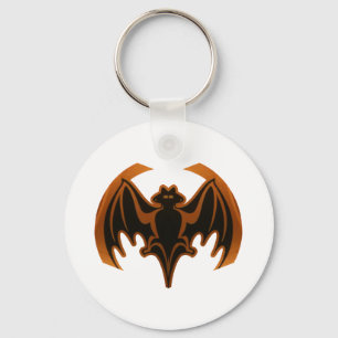 Bat Brown The MUSEUM Zazzle Gifts Key Ring