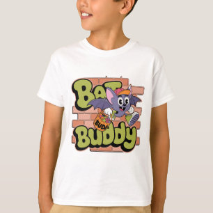Bat Buddy Halloween Trick or Treat Kids T-Shirt 