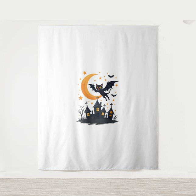 Bat-Cat Flight Patrol Tapestry (Front)