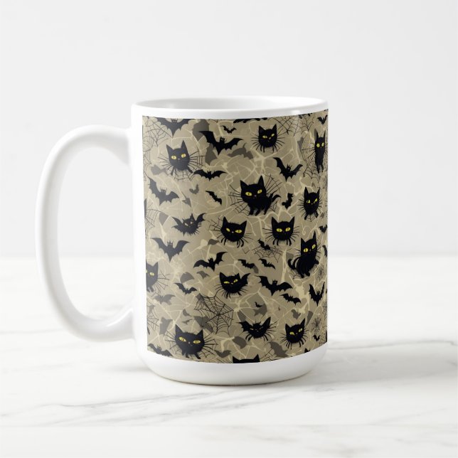 Bat Cats Mug (Left)