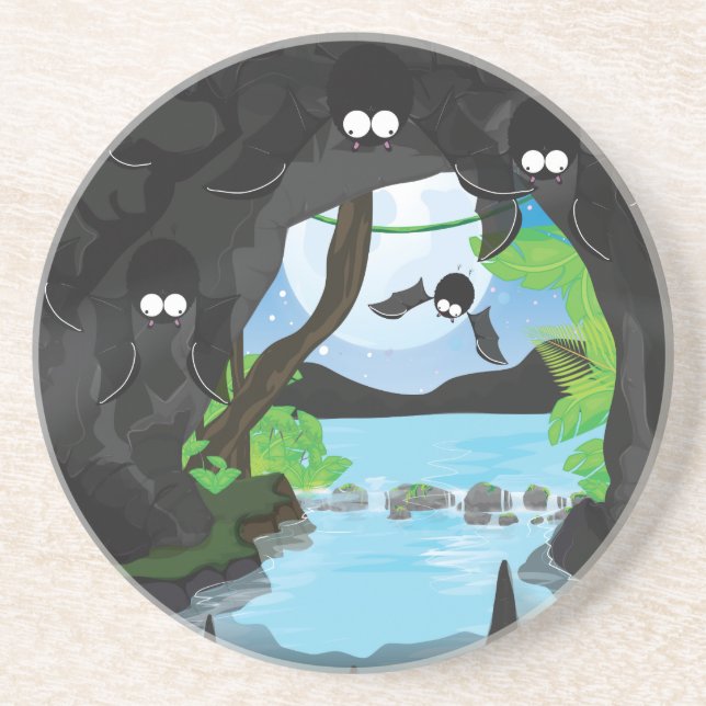 Bat Cave Coaster (Front)
