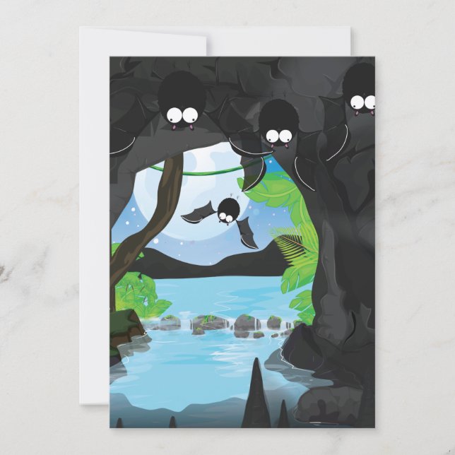 Bat Cave Invitation (Front)