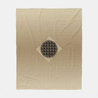 Bat Chinese Symbol Fleece Blanket