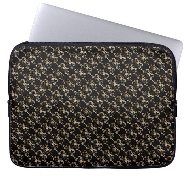 Bat Chinese Symbol Laptop Sleeve (Front)