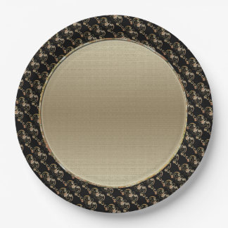 Bat Chinese Symbol Paper Plates