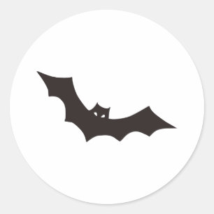 Bat Classic Round Sticker