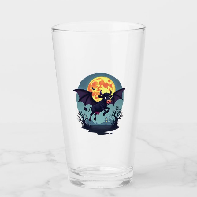 Bat Cow at Midnight Glass (Front)