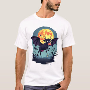 Bat Cow at Midnight T-Shirt
