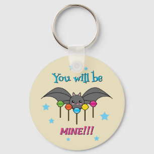 Bat Craving Lollipops - You Will Be Mine Key Ring