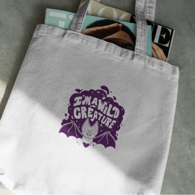 Bat Creature Tote Bag (Creator Uploaded)