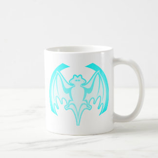 Bat Cyan Inv The MUSEUM Zazzle Gifts Coffee Mug
