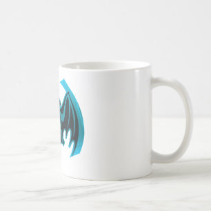 Bat Cyan The MUSEUM Zazzle Gifts Coffee Mug