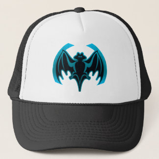Bat Cyan The MUSEUM Zazzle Gifts Trucker Hat