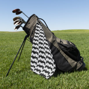 Bat Design Any Colour Background Golf Towel