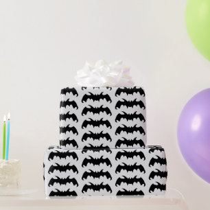 Bat Design Any Colour Background Wrapping Paper