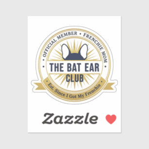 Bat Ear Club French Bulldog Funny Design