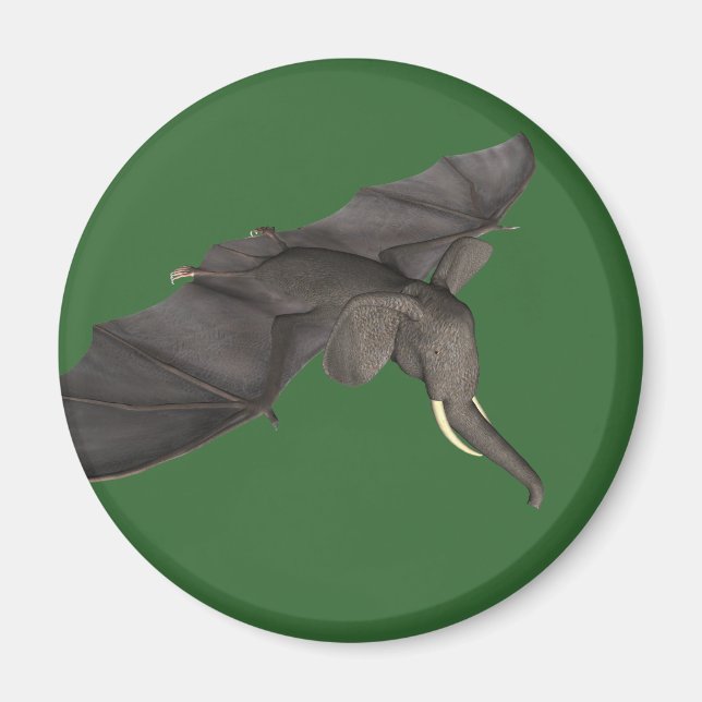 Bat Elephant Hybrid Magnet (Front)
