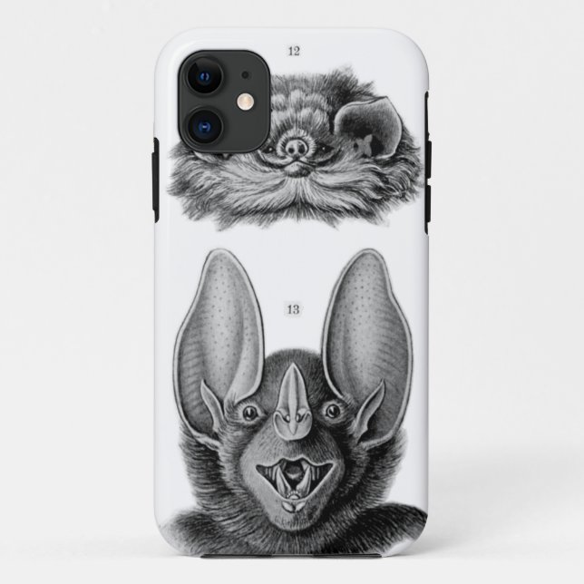 Bat Faces Barely There iPhone Case for Vampires (Back)