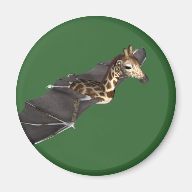 Bat Giraffe Hybrid Magnet (Front)
