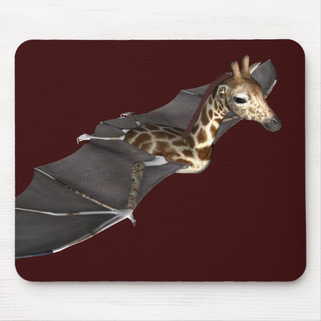 Bat Giraffe Hybrid Mouse Mat (Front)
