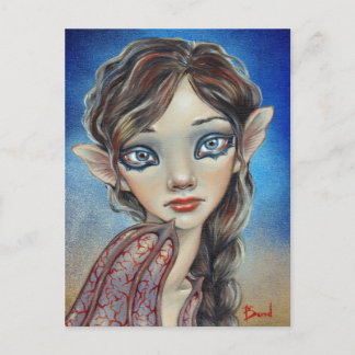 Bat Girl Postcard