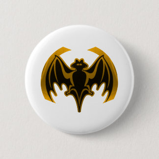 Bat Gold The MUSEUM Zazzle Gifts 6 Cm Round Badge