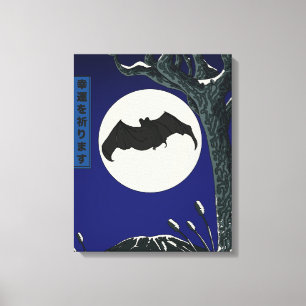 Bat Good fortune Canvas Print