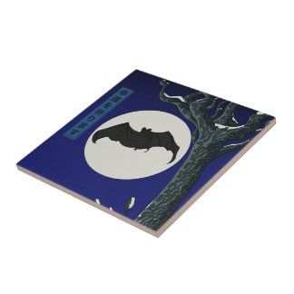 Bat Good fortune  Tile