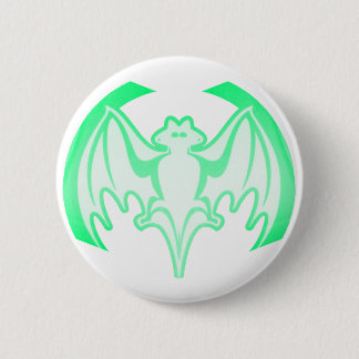 Bat Green Inv The MUSEUM Zazzle Gifts 6 Cm Round Badge