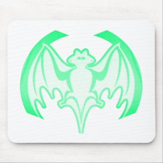 Bat Green Inv The MUSEUM Zazzle Gifts Mouse Mat