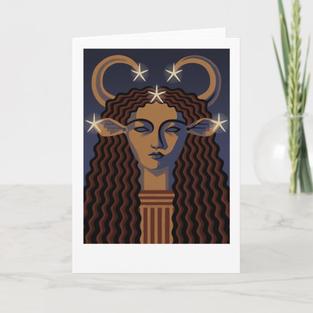 Bat Greeting Card (Front)