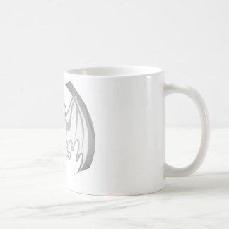 Bat Grey Inv The MUSEUM Zazzle Gifts Coffee Mug