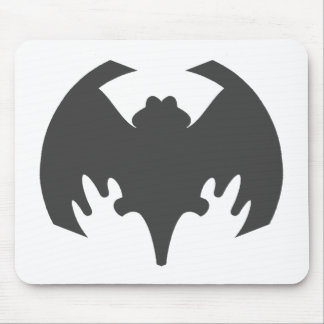 Bat Grey The MUSEUM Zazzle Gifts Mouse Mat