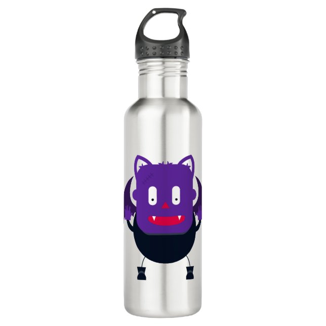 Bat halloween        710 ml water bottle (Front)