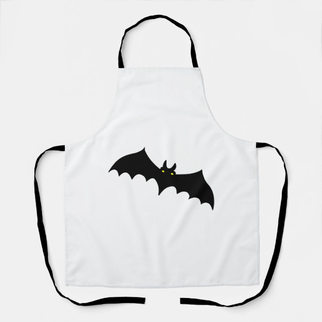 Bat halloween        apron (Front)
